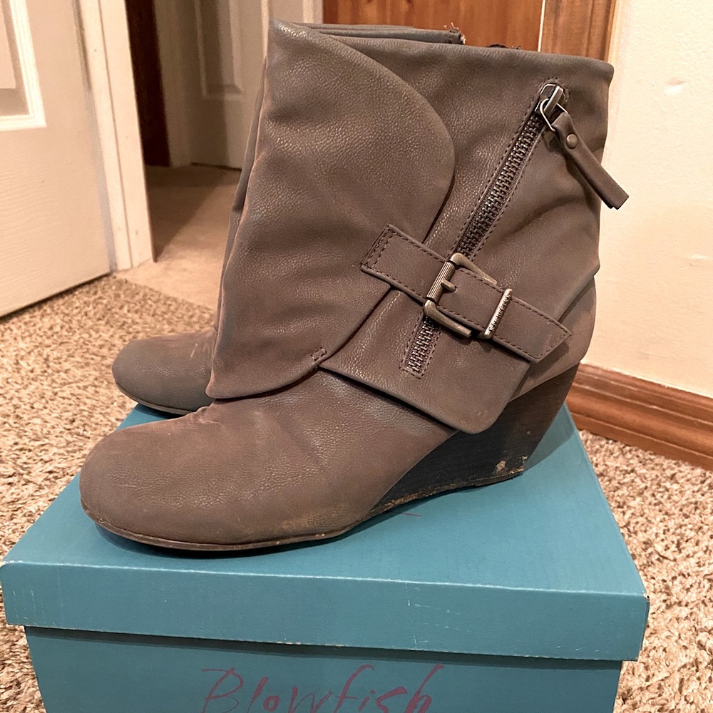 Wedged Booties